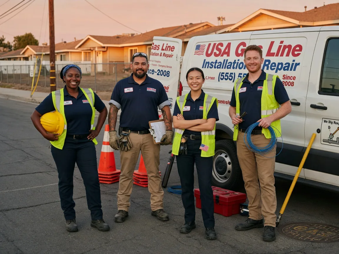 Gas Line Installation company in Blue Earth, MN